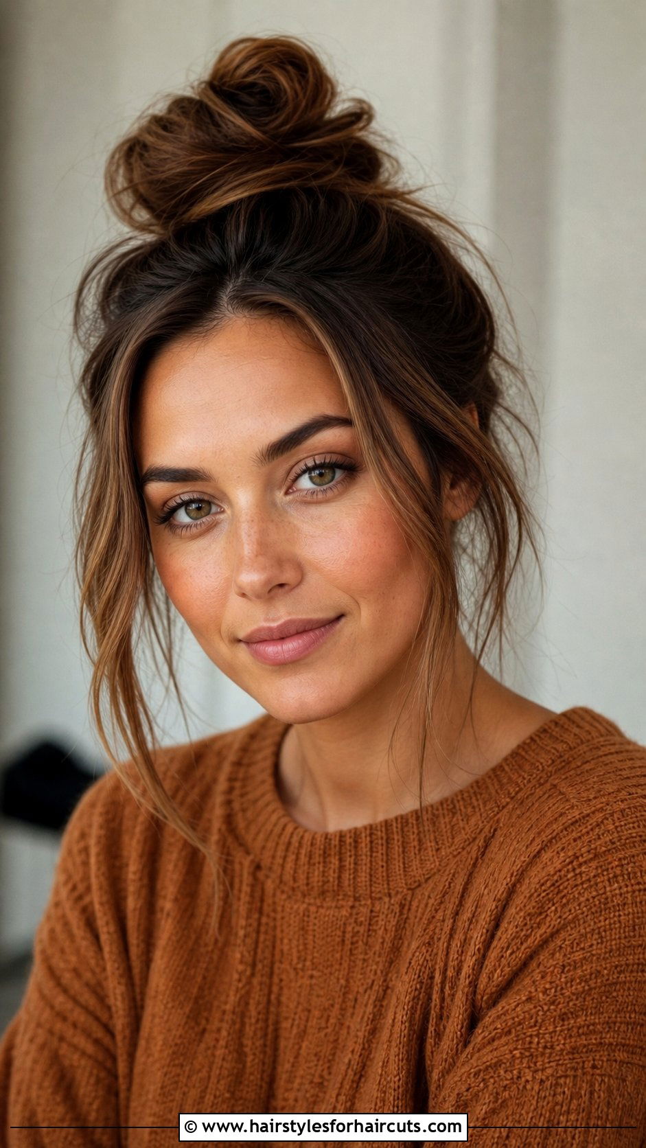 Messy Bun Hairstyle For Long Hair - 25 simple but cute hairstyles for long hair - 25 simple but cute hairstyles for long hair