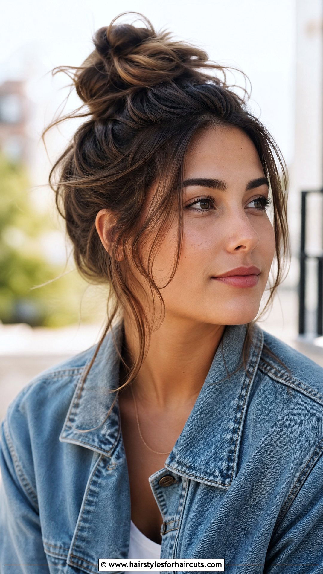 Messy Bun Long Hair - 25 heatless hairstyles for long hair - 25 heatless hairstyles for long hair