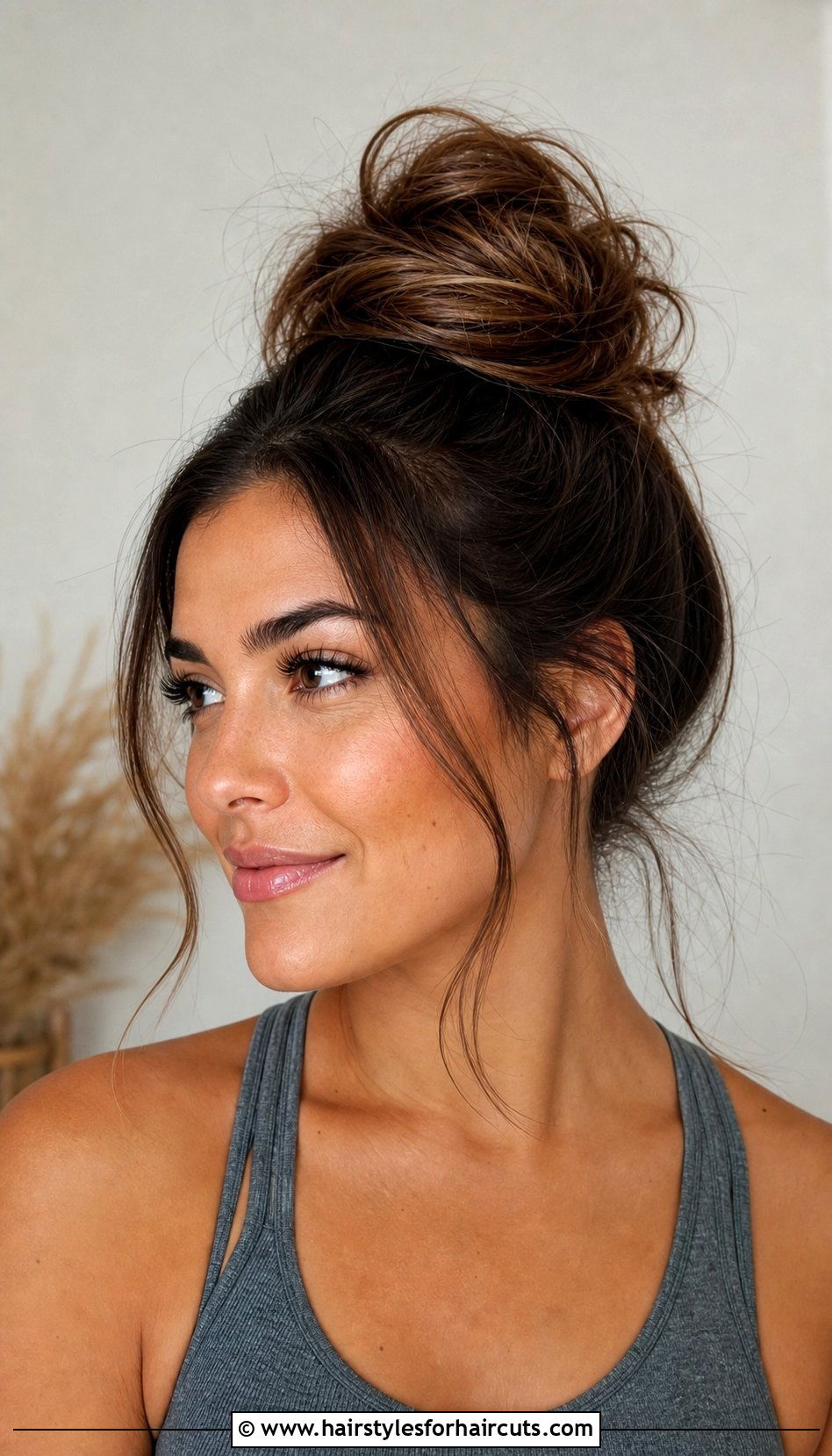 Messy Bun With Wrap Around Extension - 25 hairstyles with extensions - 25 hairstyles with extensions