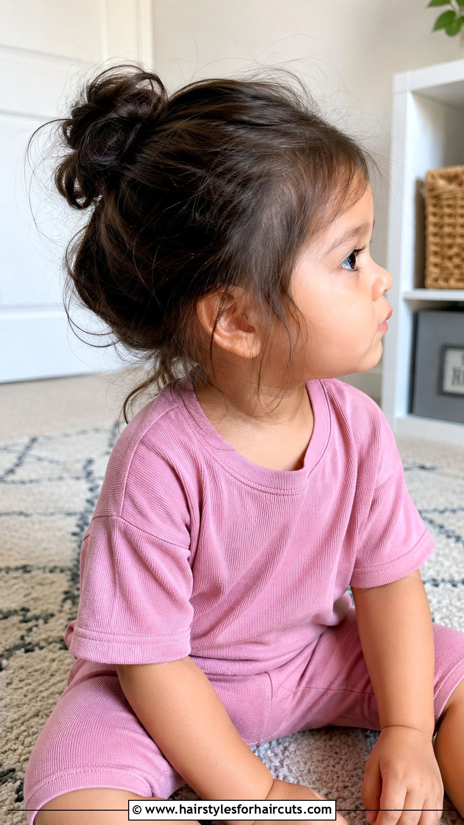 Messy Bun - 25 2 years baby hairstyles - 25 2 years baby hairstyles