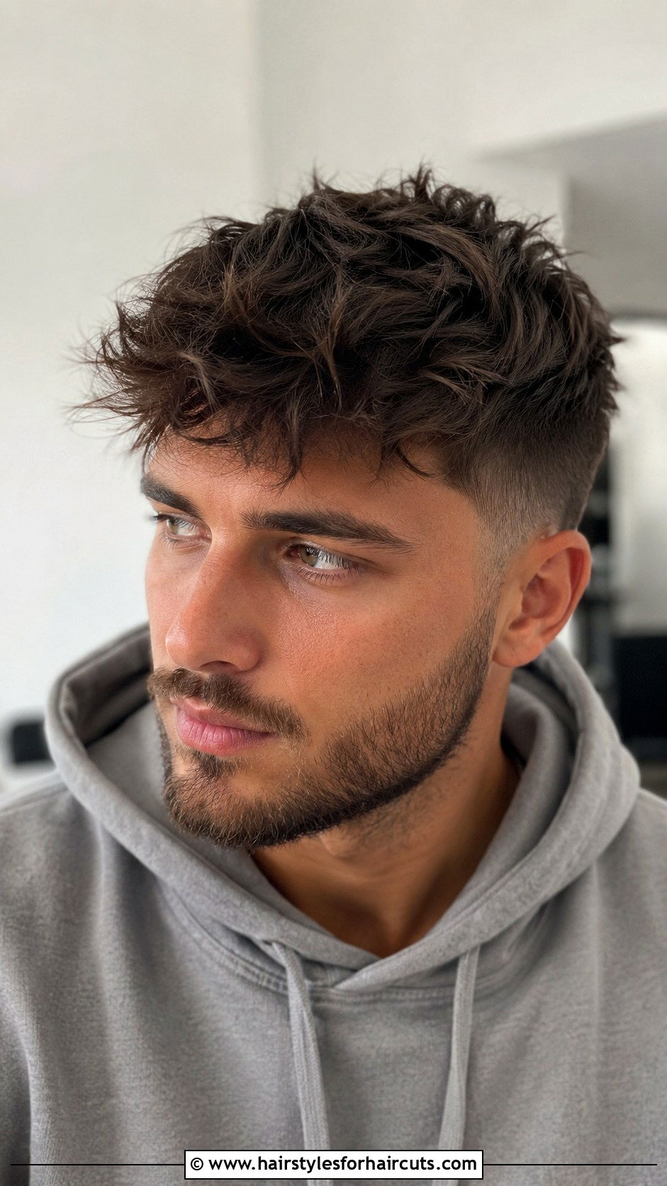 Messy Crew Cut - 25 crew cut haircuts - 25 crew cut haircuts