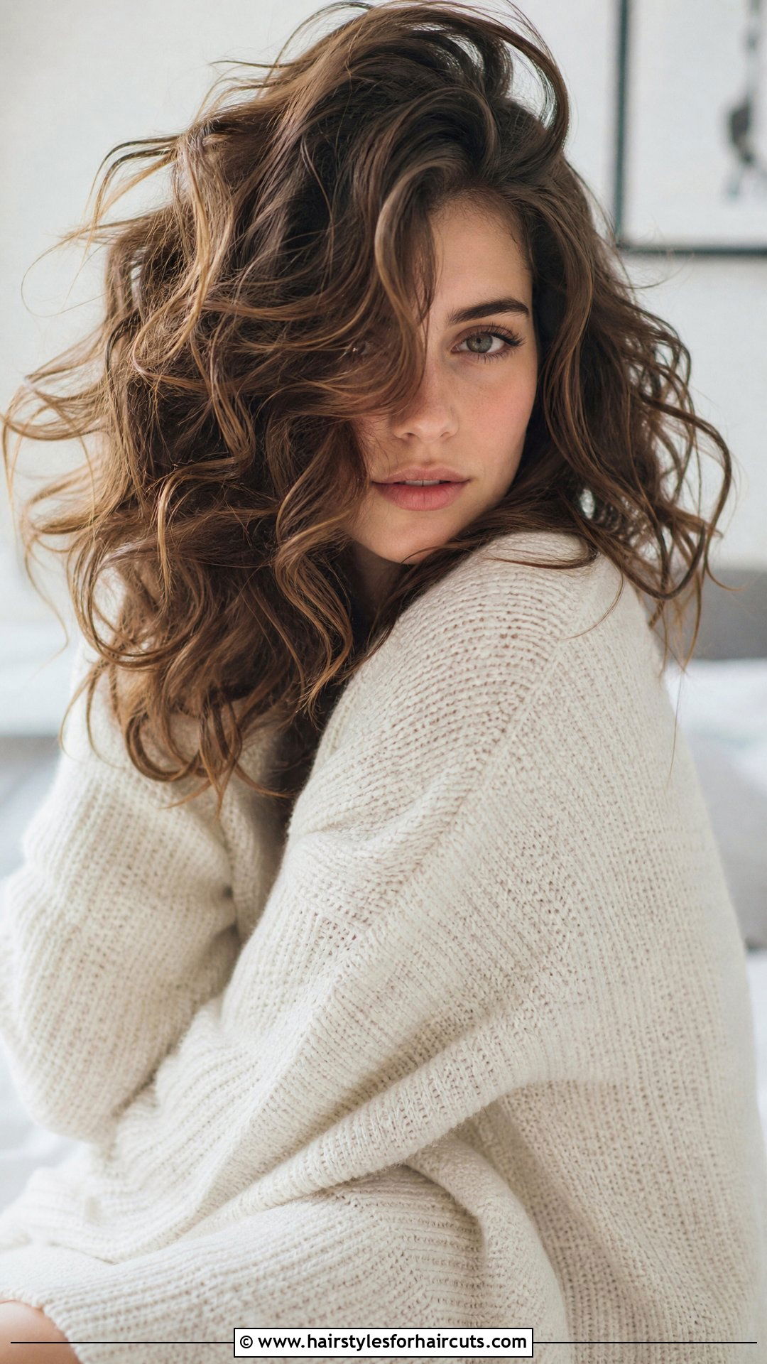 Messy Curling Hairstyle - 25 curling hairstyles - 25 curling hairstyles