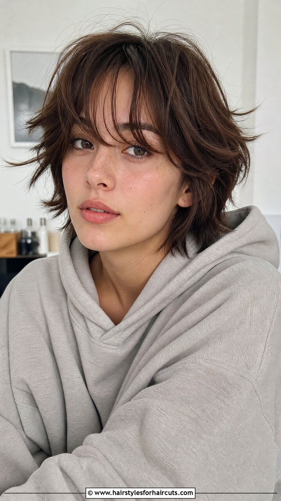 Messy Flicked Short Haircut - 25 flick hairstyles for short hair - 25 flick hairstyles for short hair