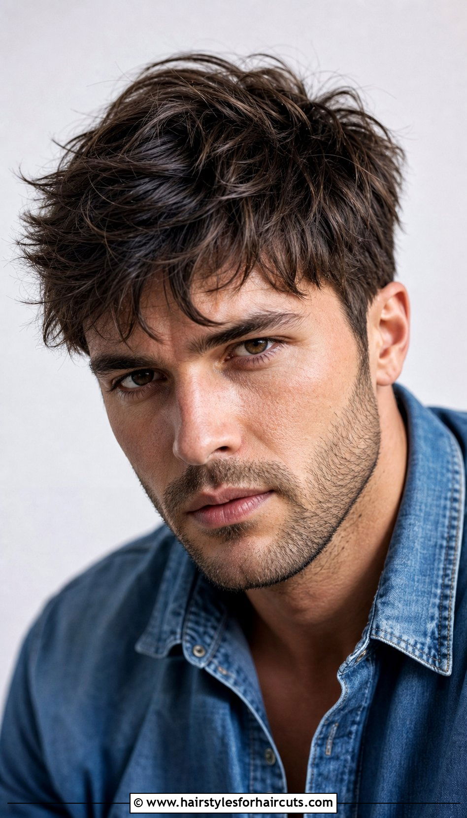 Messy Forward Style - 25 hair brushed forward hairstyles - 25 hair brushed forward hairstyles