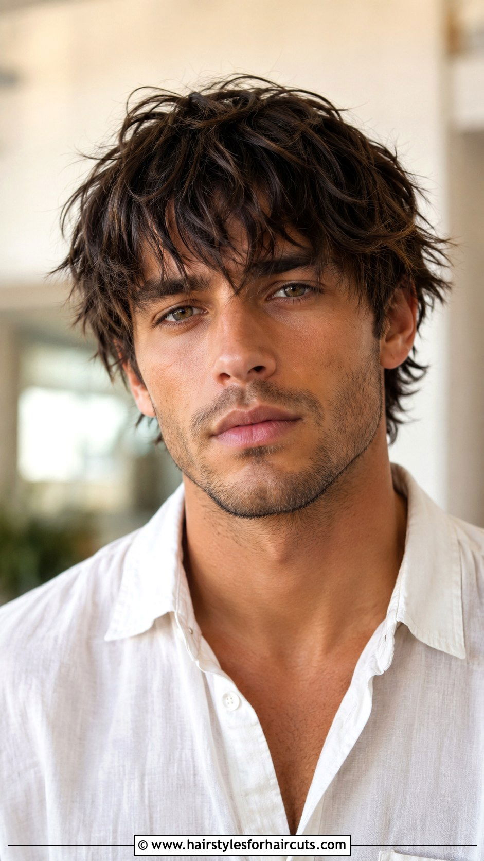 Messy Fringe - 25 hair receding hairstyles - 25 hair receding hairstyles