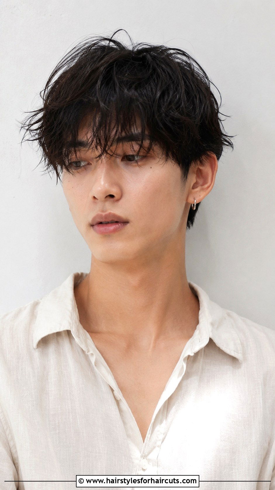Messy Fringe Androgynous Cut - 25 androgynous haircuts for thick hair - 25 androgynous haircuts for thick hair