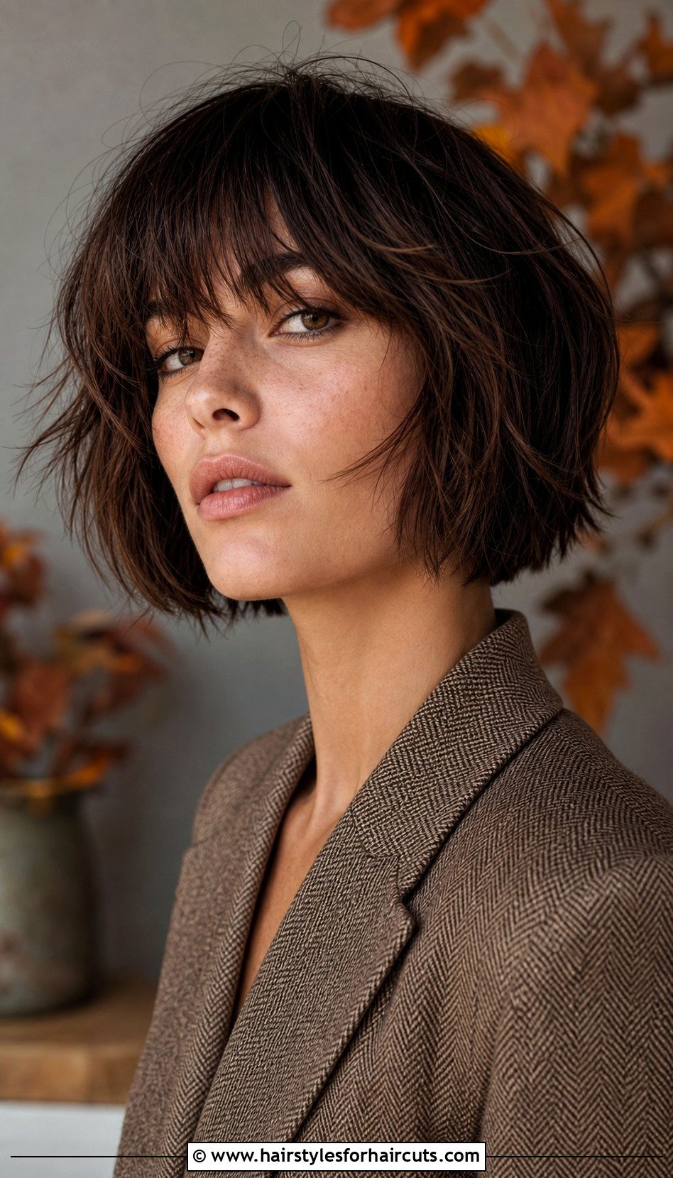 Messy Fringe Razor Cut Bob - 25 messy fringe haircuts - 25 messy fringe haircuts