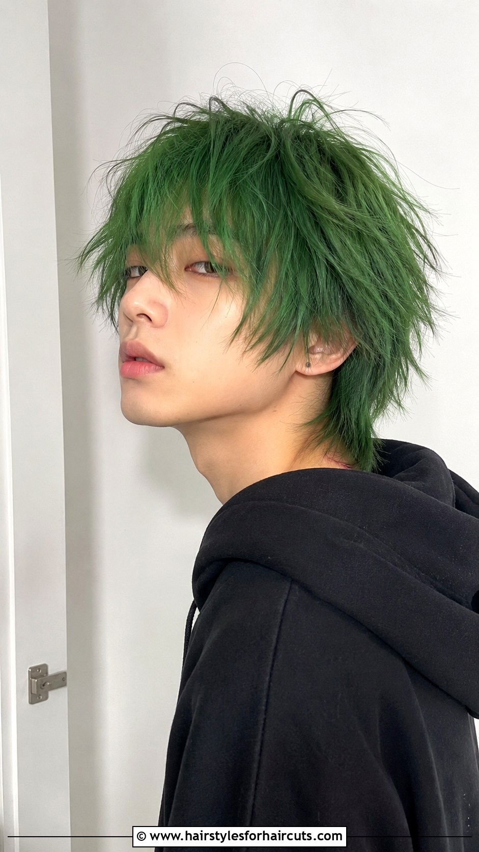 Messy Green Shag Anime Hair - 25 anime boy hairstyles - 25 anime boy hairstyles