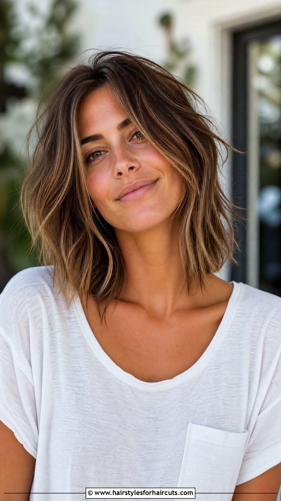 Messy Layered Lob - 25 women hairstyles over 60 - 25 women hairstyles over 60
