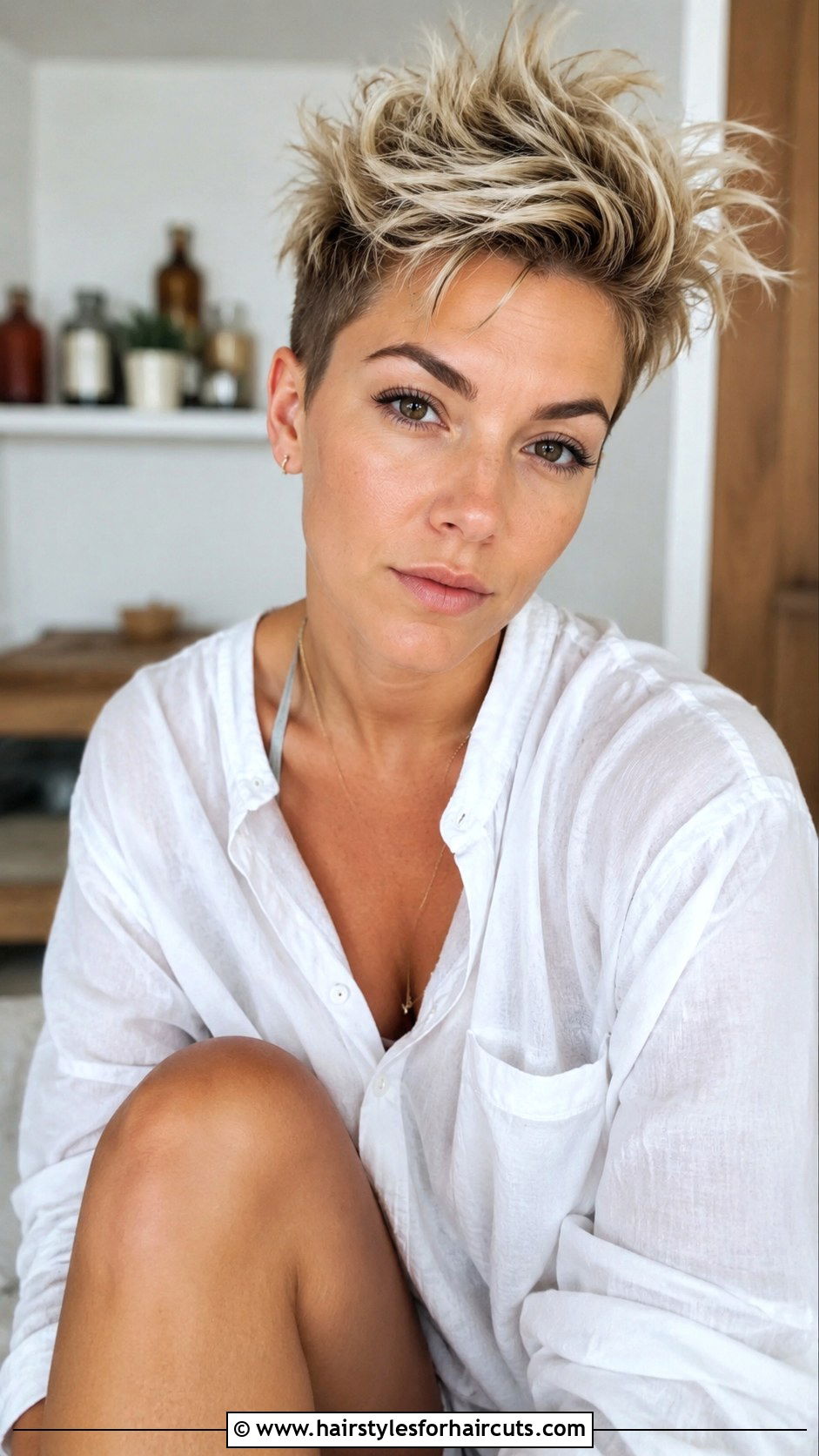 Messy Mohawk Pixie - 25 mohawk haircuts short hair - 25 mohawk haircuts short hair