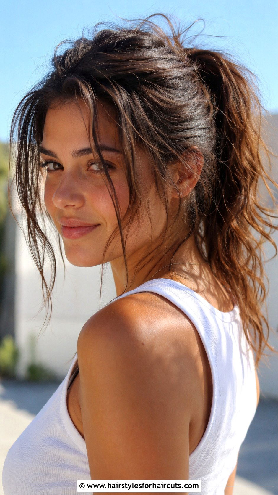 Messy Ponytail For Long Hair - 25 easy hairstyles for long hair - 25 easy hairstyles for long hair
