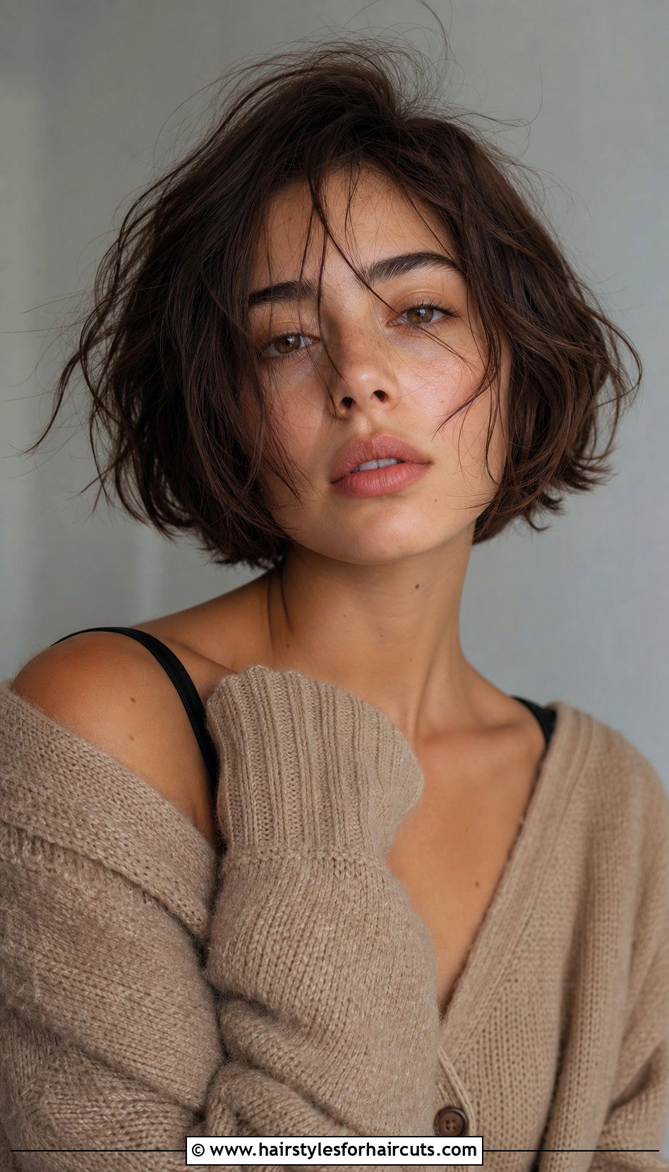 Messy Short Bob Haircut - 25 short hairstyles for white women - 25 short hairstyles for white women