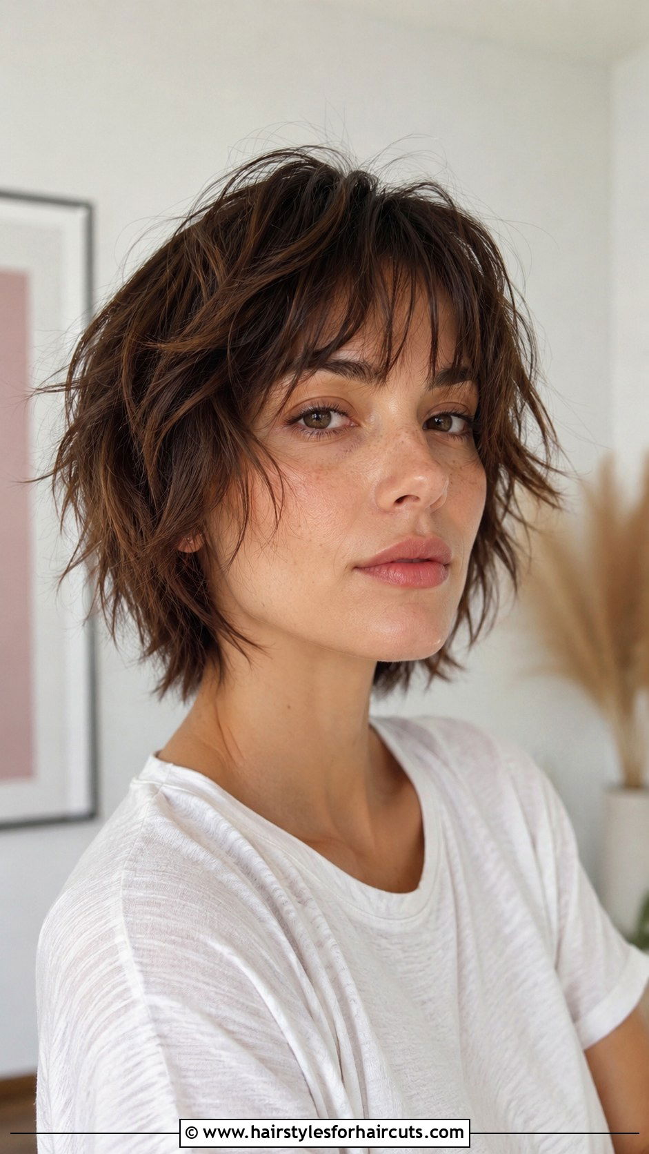 Messy Short Shag - 25 short shag haircuts for thin hair - 25 short shag haircuts for thin hair