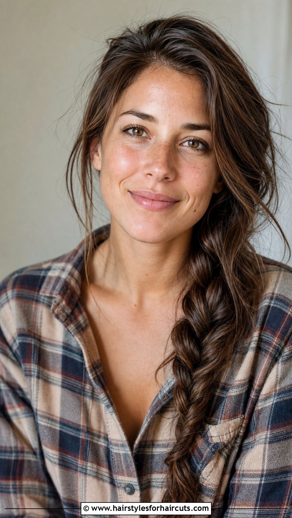 Messy Side Braid - 25 hairstyles for greasy hair - 25 hairstyles for greasy hair
