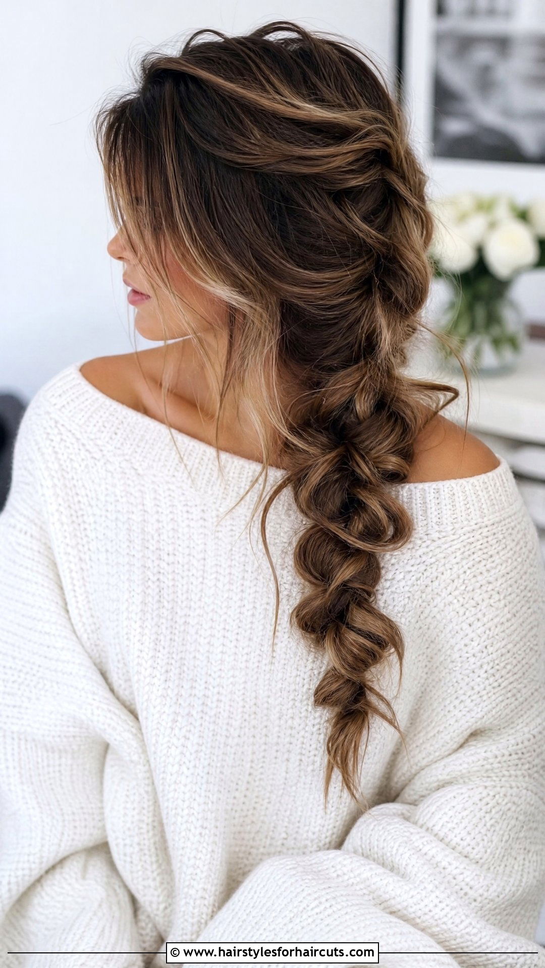 Messy Side Braid - 25 side braid long hair trendy braided hairstyles - 25 side braid long hair trendy braided hairstyles