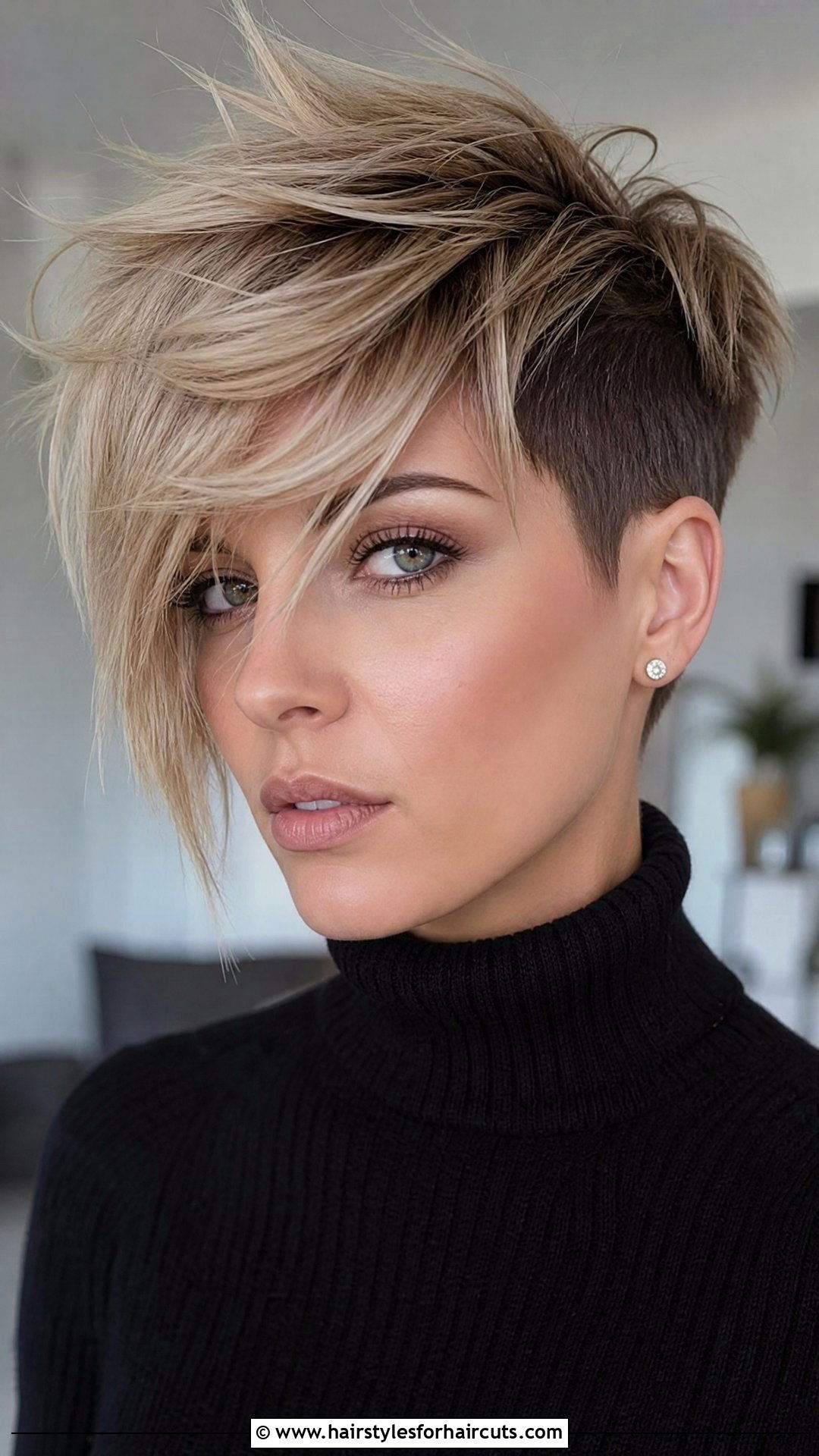 Messy Spiky Edgy Pixie With Long Bangs - 25 fine hair messy short spiky hairstyles - 25 fine hair messy short spiky hairstyles