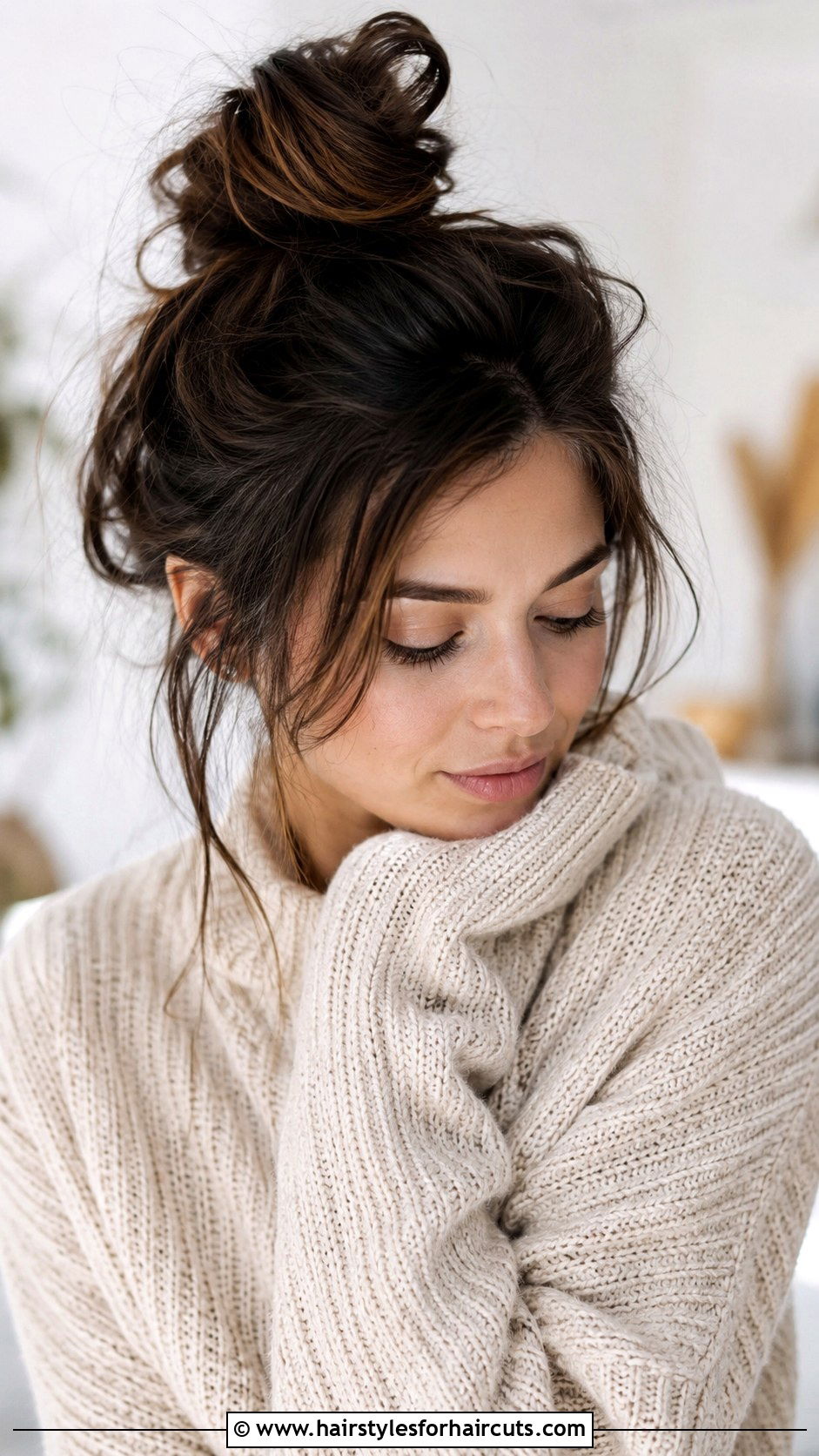 Messy Spiritual Topknot - 25 buddha hairstyles - 25 buddha hairstyles