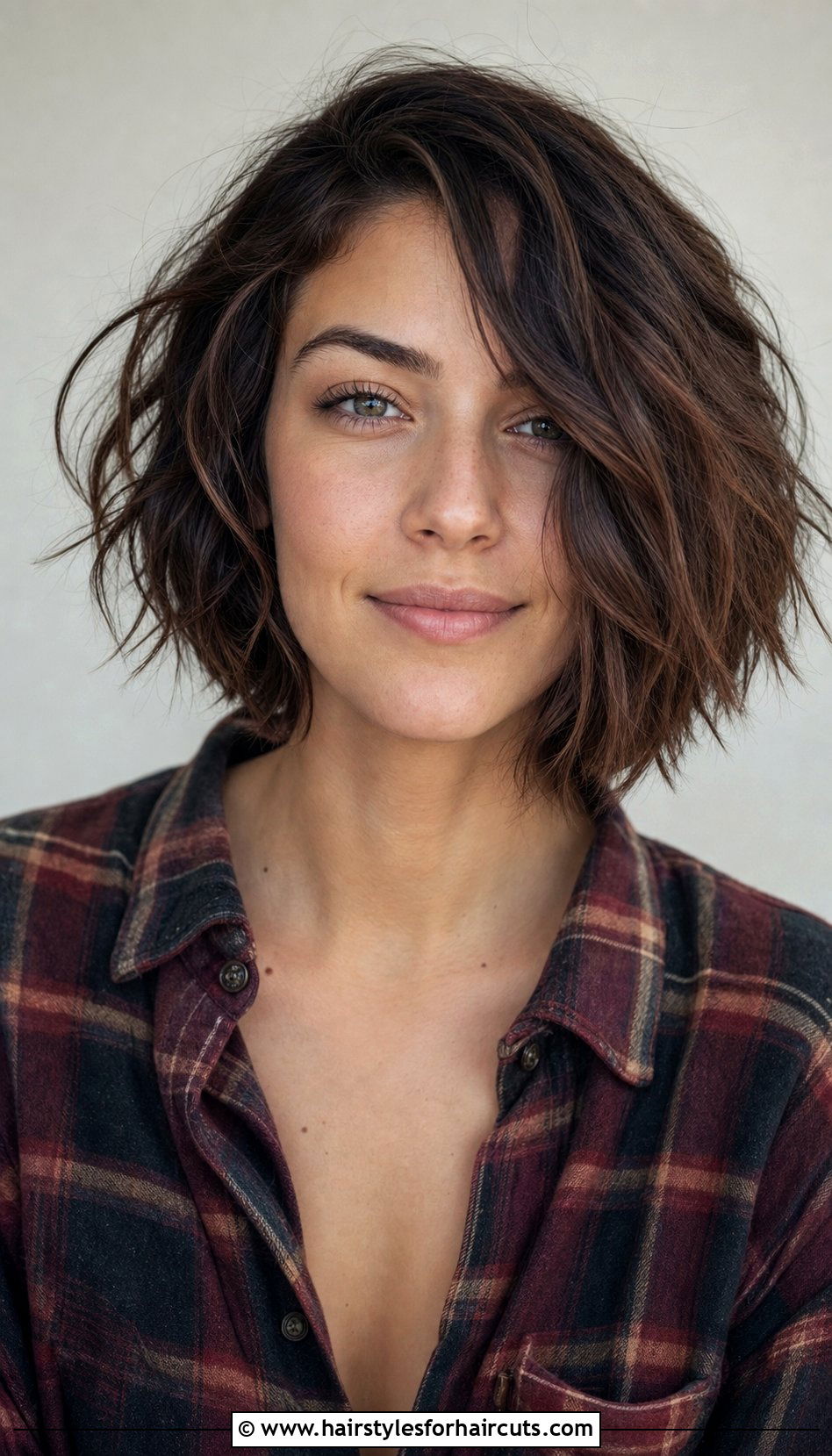 Messy Textured Bob - 25 haircuts for cancer - 25 haircuts for cancer
