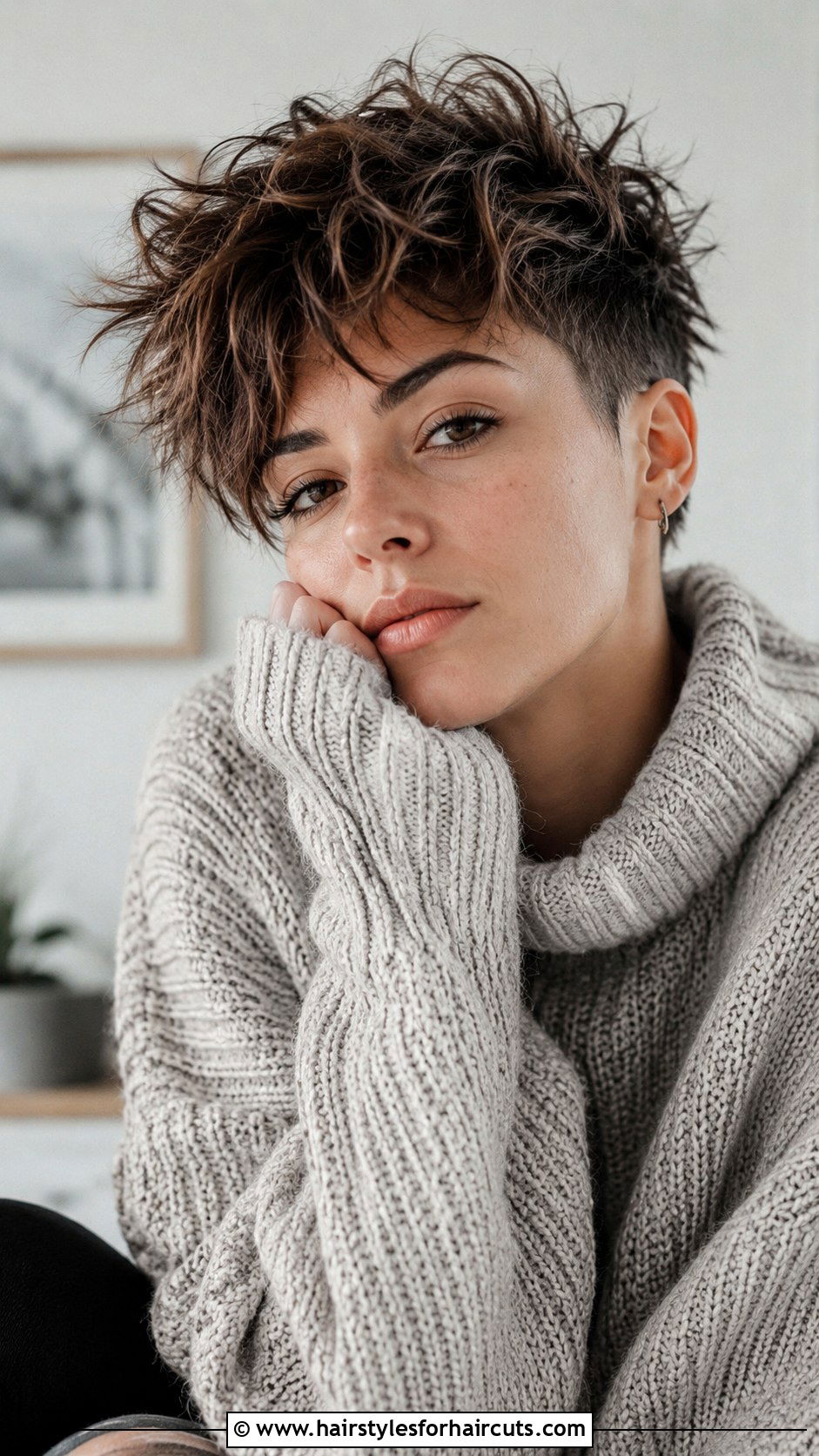 Messy Textured Crop - 25 edgy short haircuts - 25 edgy short haircuts