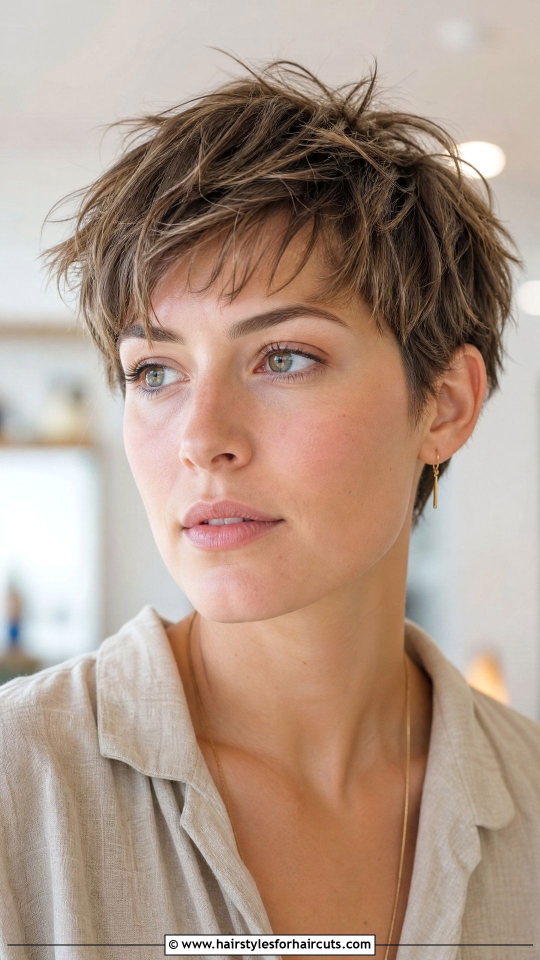 Messy Textured Pixie - 25 wedding hairstyles short hair - 25 wedding hairstyles short hair
