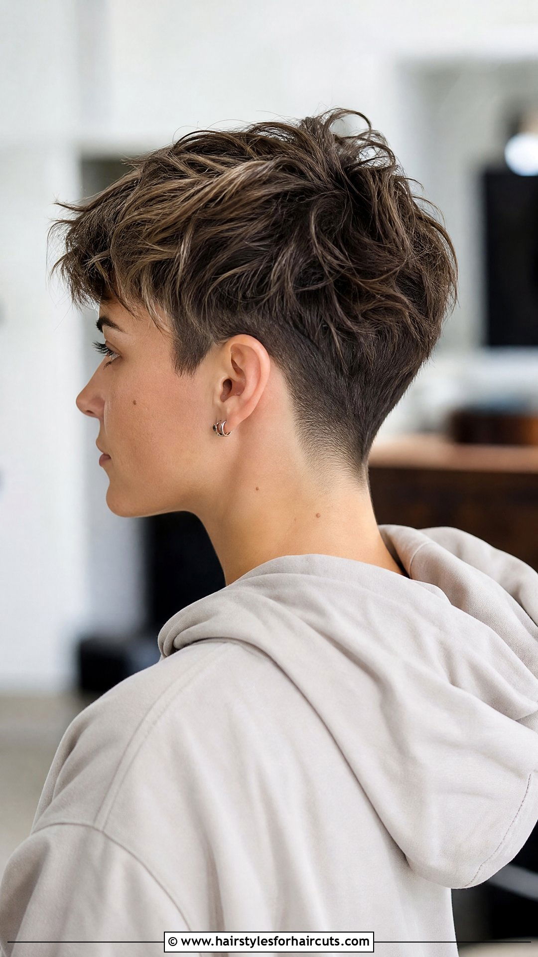Messy Textured Pixie Undercut Very Short - 25 fine hair undercut very short pixie haircuts - 25 fine hair undercut very short pixie haircuts