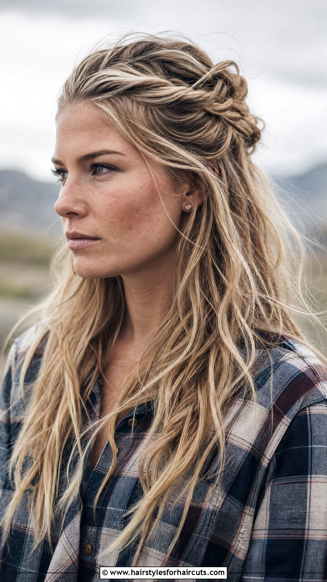Messy Textured Viking Hair - 25 womens viking hairstyles - 25 womens viking hairstyles