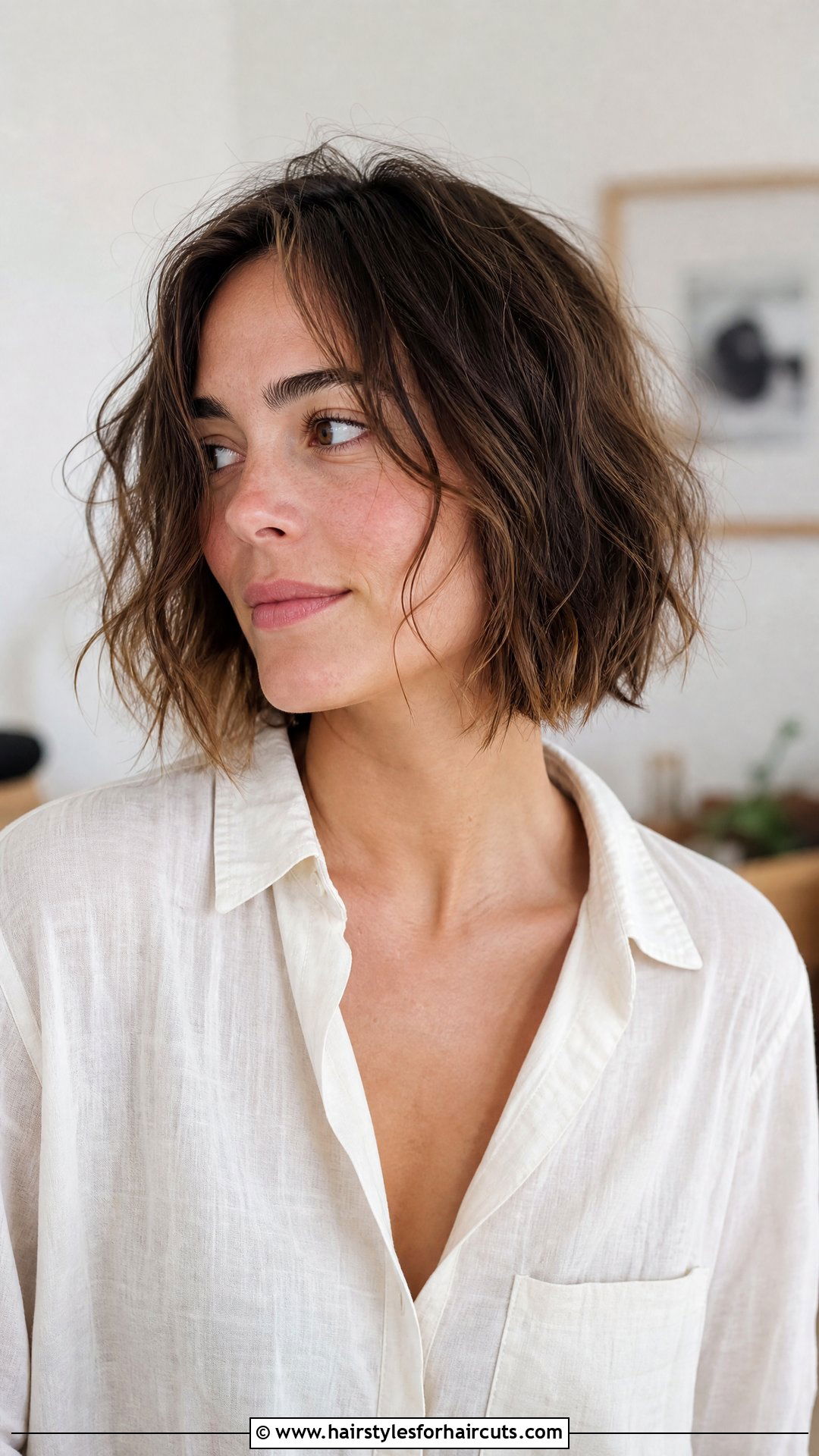 Messy Wavy Bob For Wavy Thin Hair - 25 hairstyles for wavy thin hair - 25 hairstyles for wavy thin hair