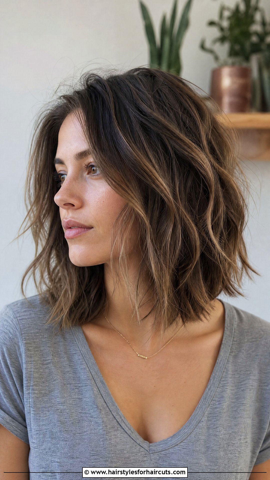 Messy Wavy Lob - 25 waves hairstyles for ladies - 25 waves hairstyles for ladies