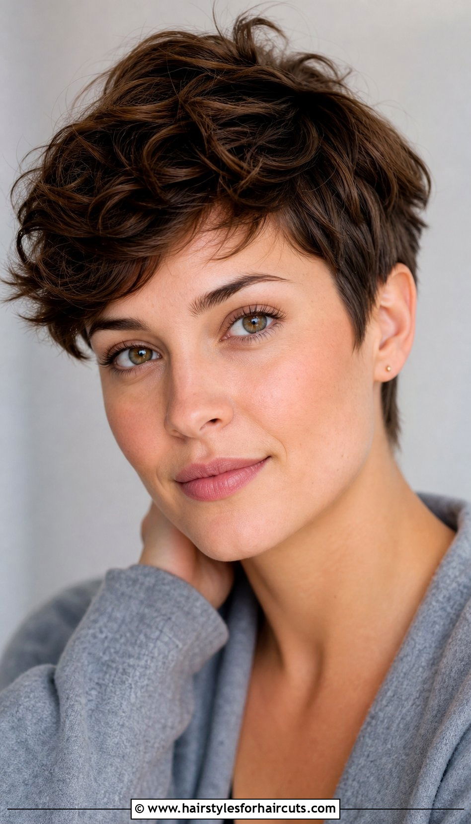 Messy Wavy Pixie Cut - 25 hairstyles for thin wavy hair over 50 - 25 hairstyles for thin wavy hair over 50