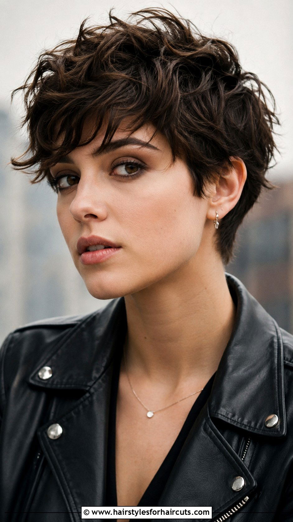 Messy Wavy Pixie Cut - 25 easy hairstyles for short wavy hair - 25 easy hairstyles for short wavy hair