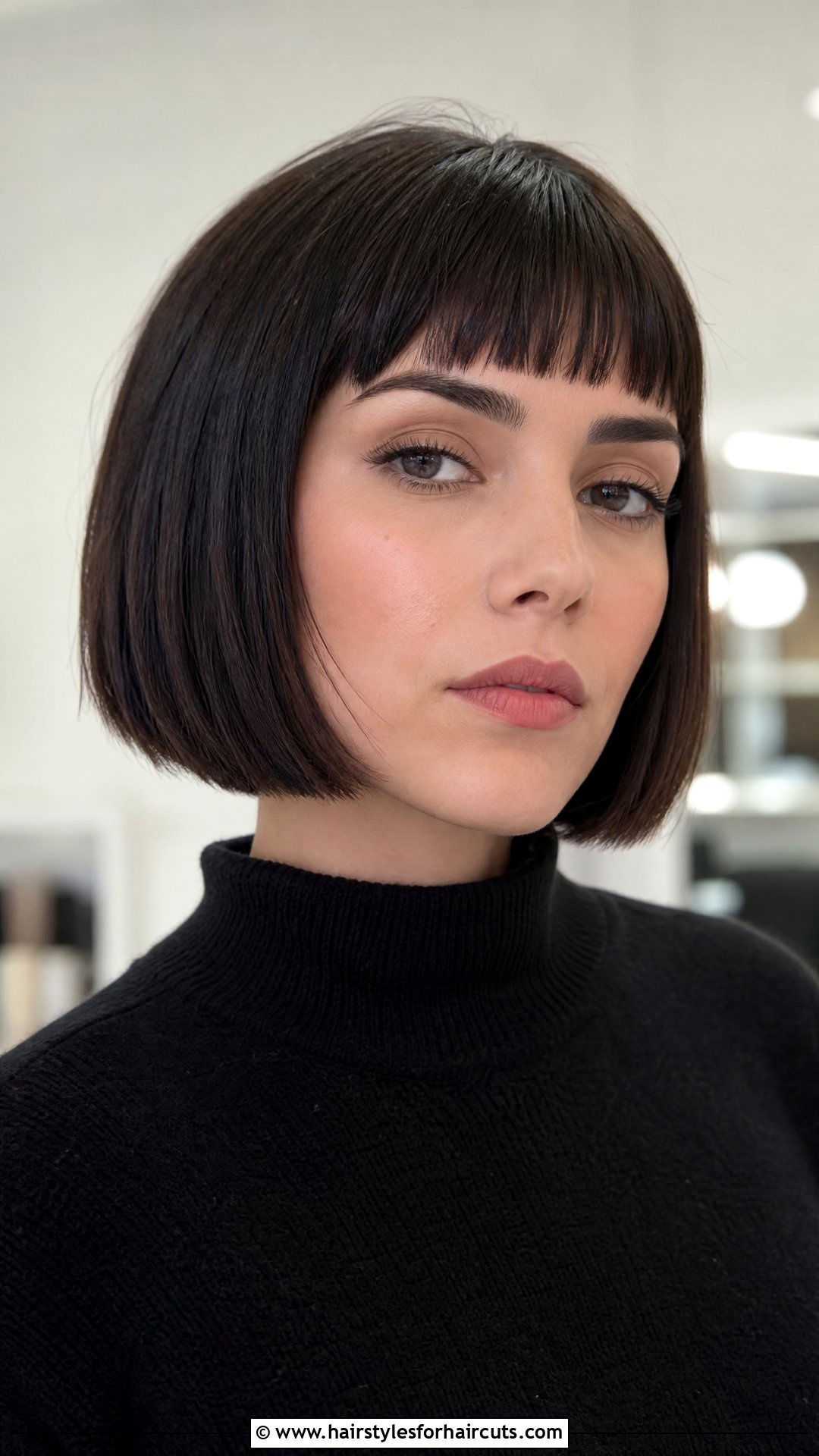 Micro Bang Bob - 25 edgy short haircuts - 25 edgy short haircuts