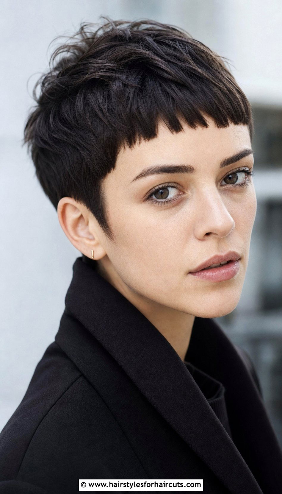 Micro Bang Pixie Cut - 25 haircuts to thicken hair - 25 haircuts to thicken hair
