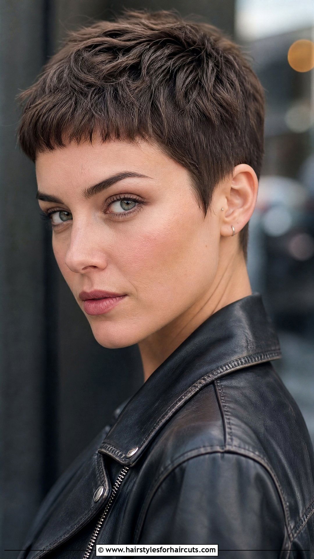 Micro Bang Pixie Cut - 25 womans hairstyles - 25 woman's hairstyles