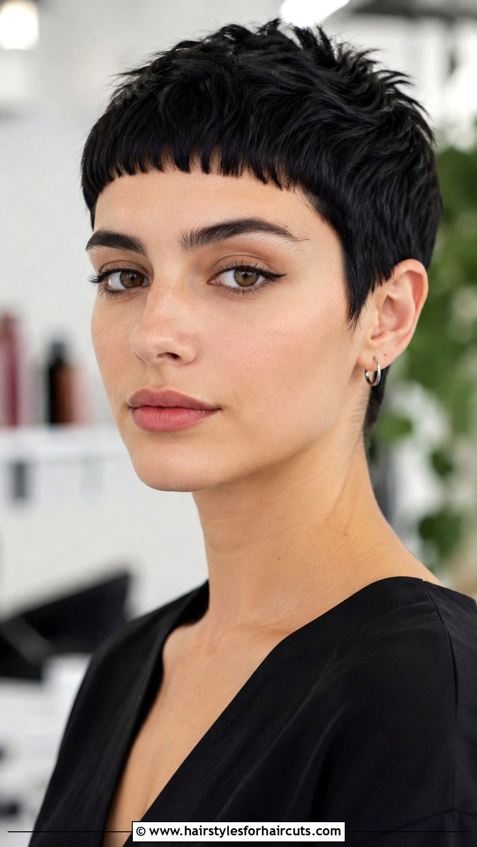 Micro Bang Pixie Haircut - 25 haircuts for girls - 25 haircuts for girls