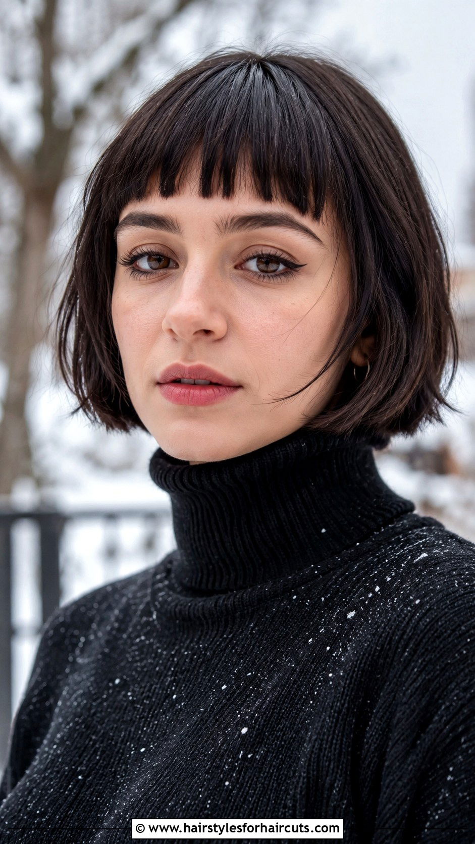Micro Bangs Bob - 25 haircuts for super thin hair - 25 haircuts for super thin hair