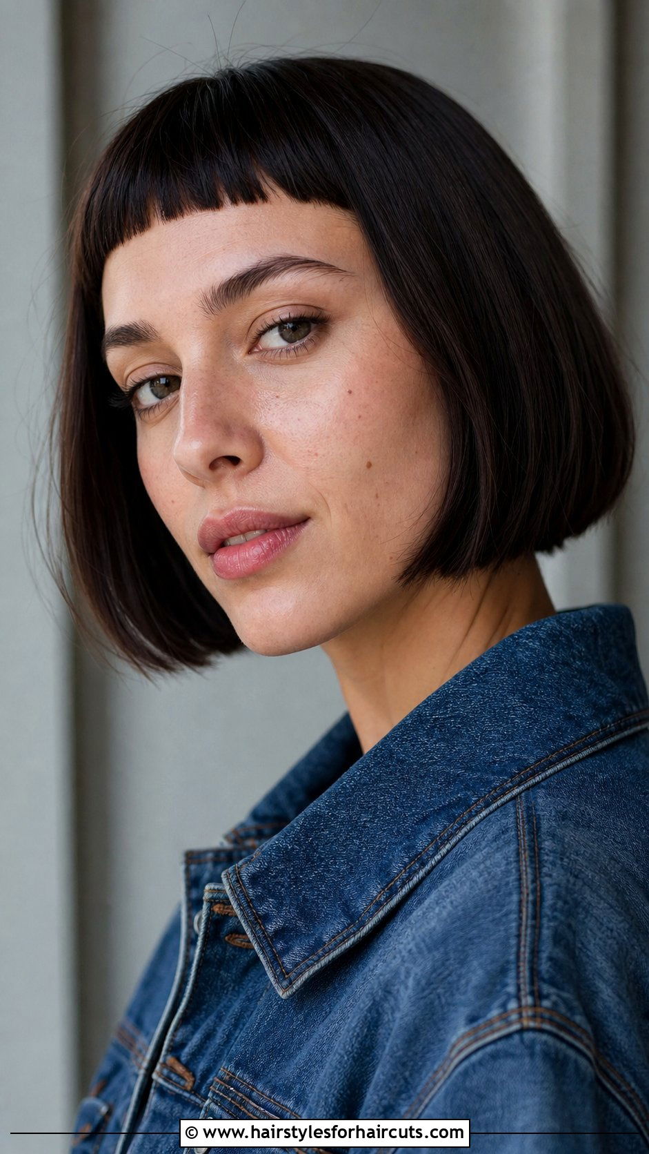 Micro Bangs Bob - 25 haircuts model - 25 haircuts model
