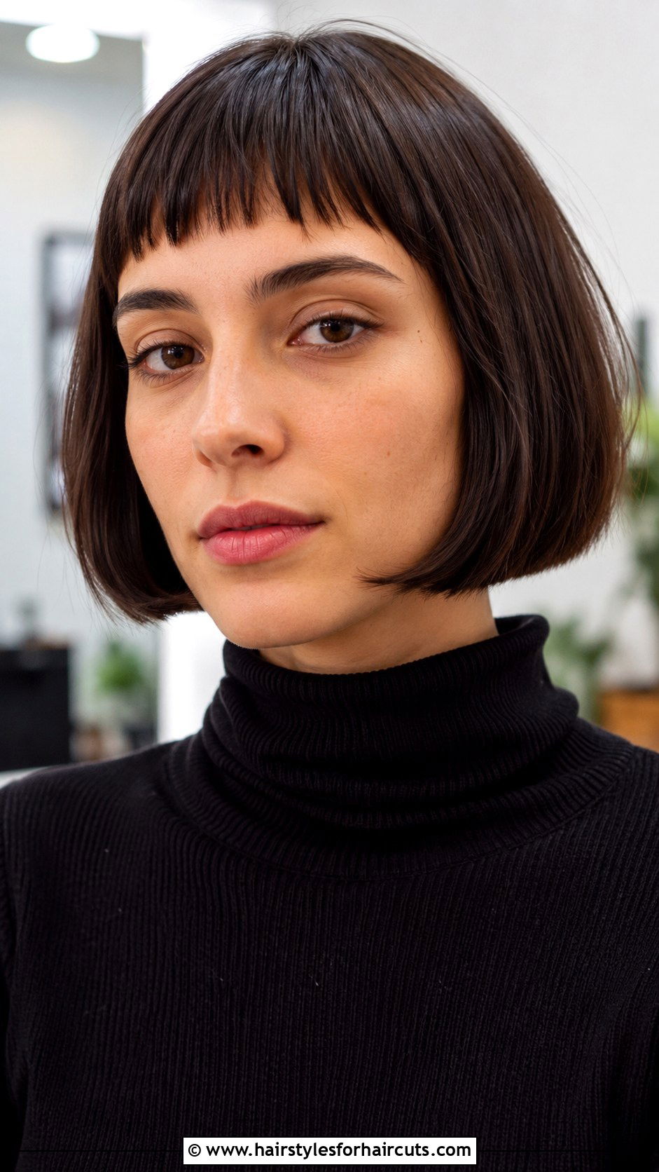 Micro Bangs Bob - 25 hairstyles photo editor - 25 hairstyles photo editor