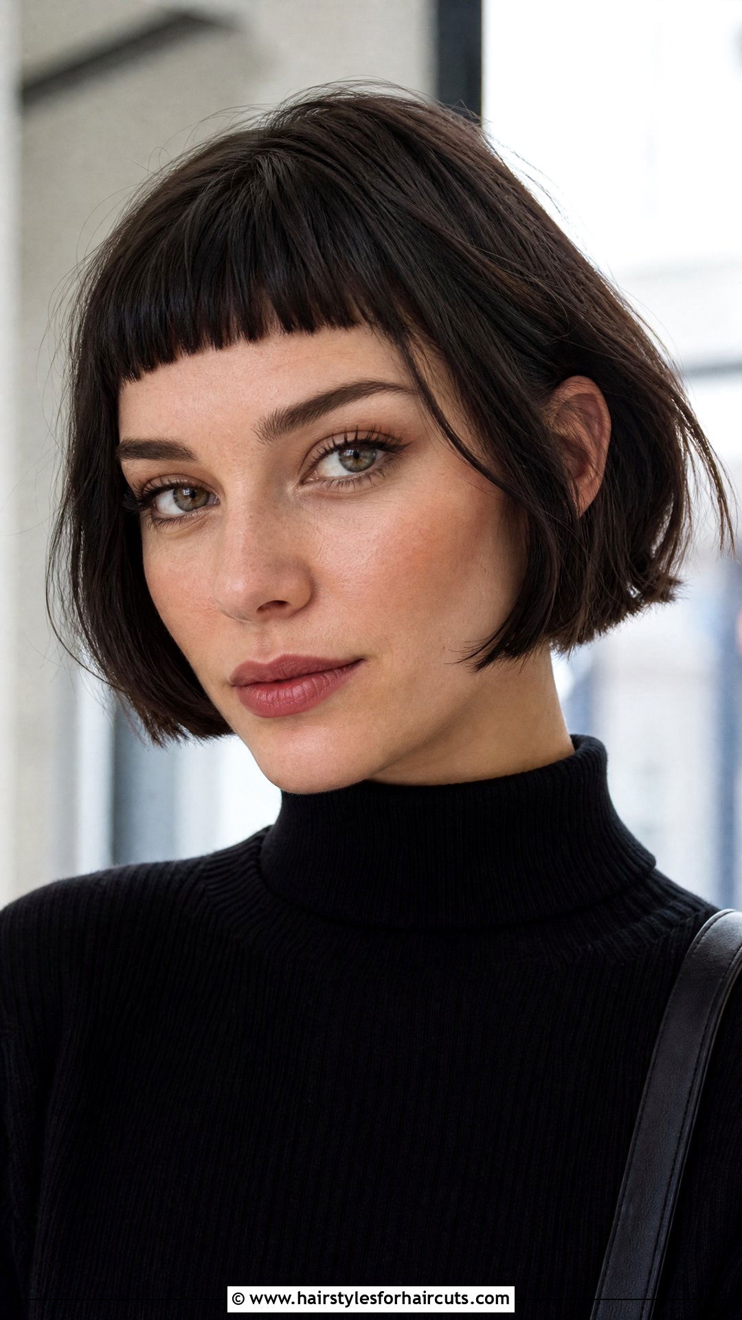 Micro Bangs Bob - 25 weird haircuts - 25 weird haircuts