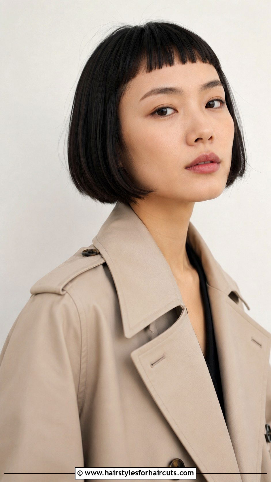 Micro Bangs Bob Asian Hair - 25 asian hairstyles women - 25 asian hairstyles women