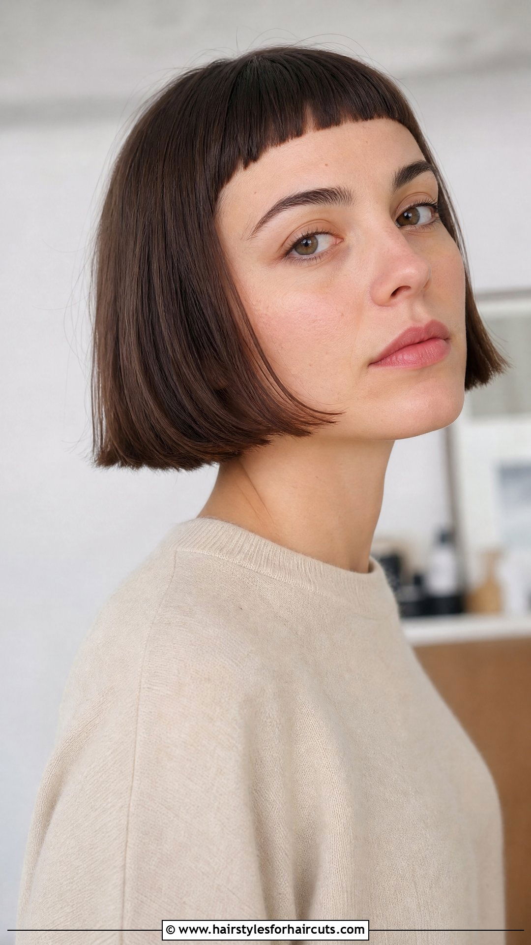 Micro Bangs Bob For Fine Hair - 25 hairstyles thin straight hair - 25 hairstyles thin straight hair
