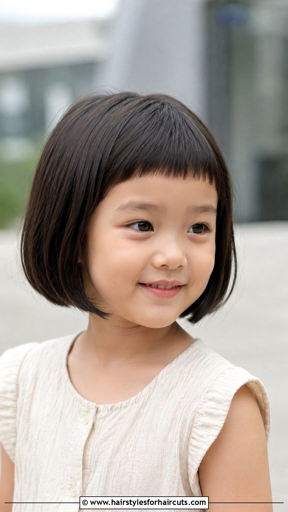 Micro Bangs Bob For Kids - 25 kid haircuts - 25 kid haircuts