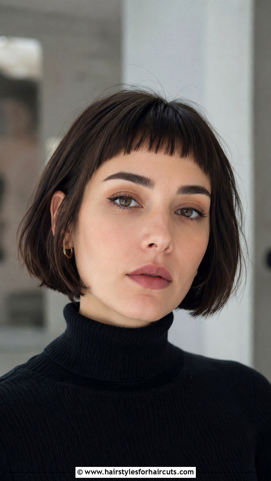Micro Bangs Bob Haircut - 25 haircuts clipart - 25 haircuts clipart