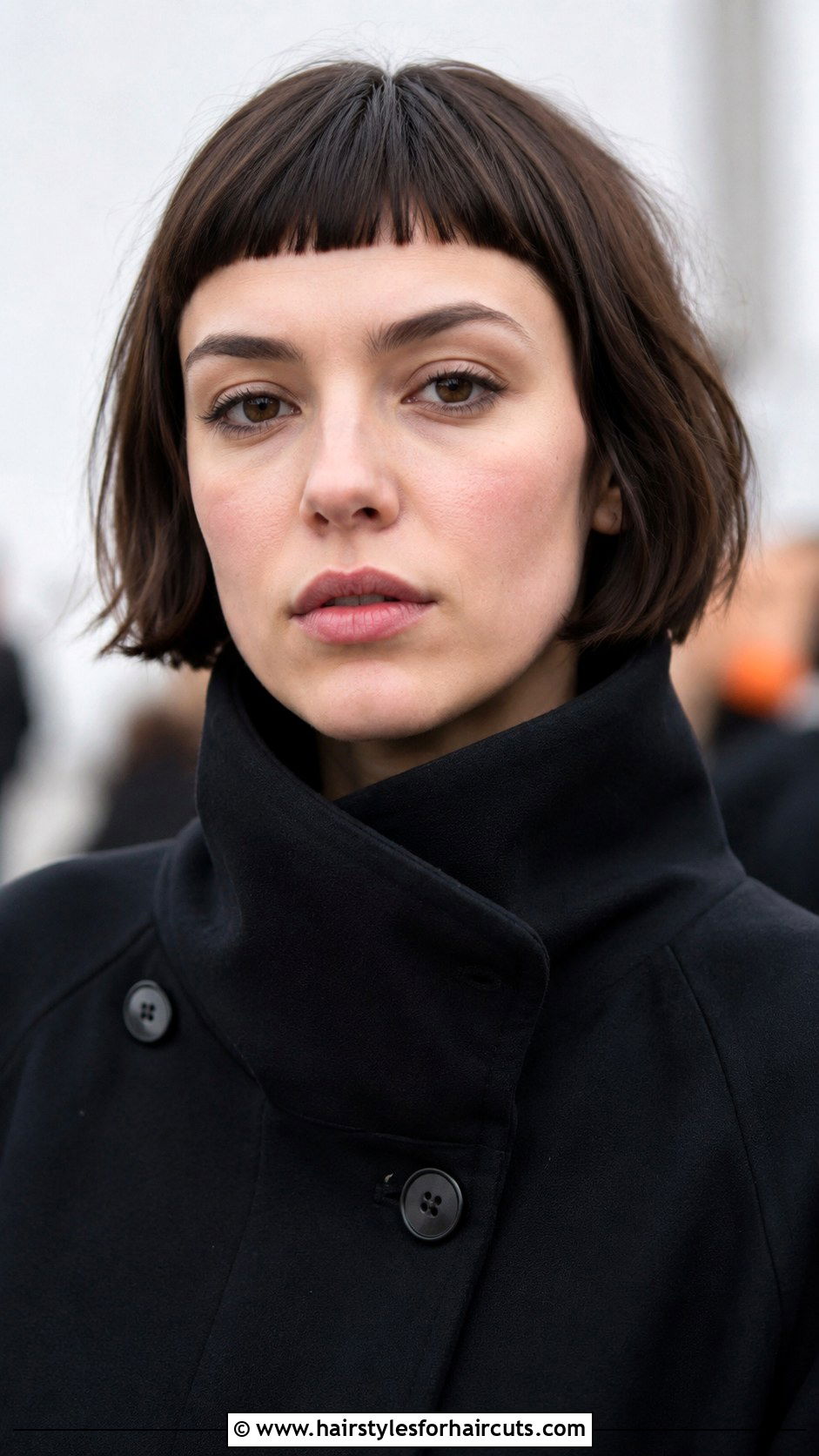 Micro Bangs Bob Haircut - 25 haircuts sign - 25 haircuts sign