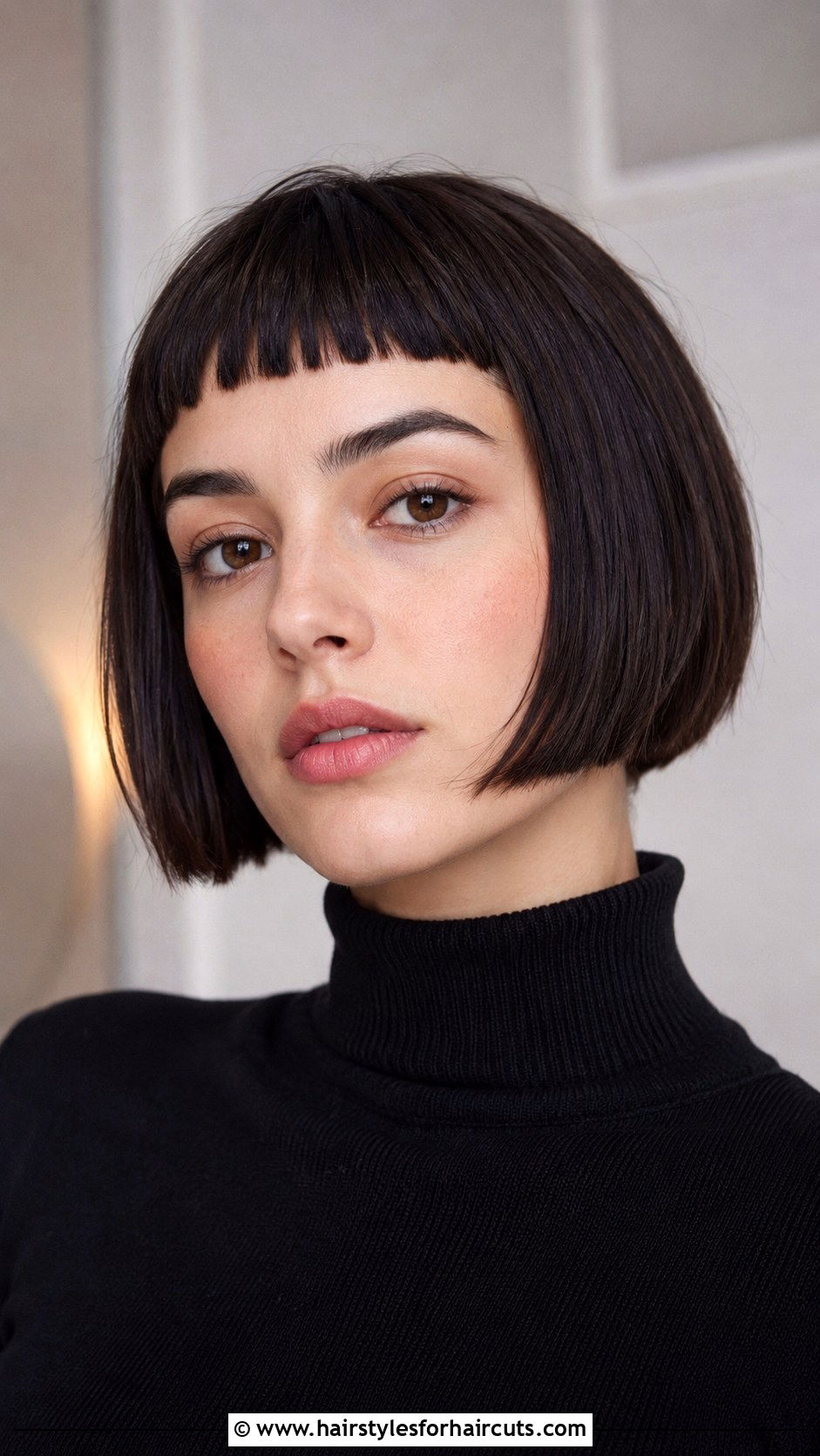 Micro Bangs Bob Haircut - 25 haircuts video - 25 haircuts video