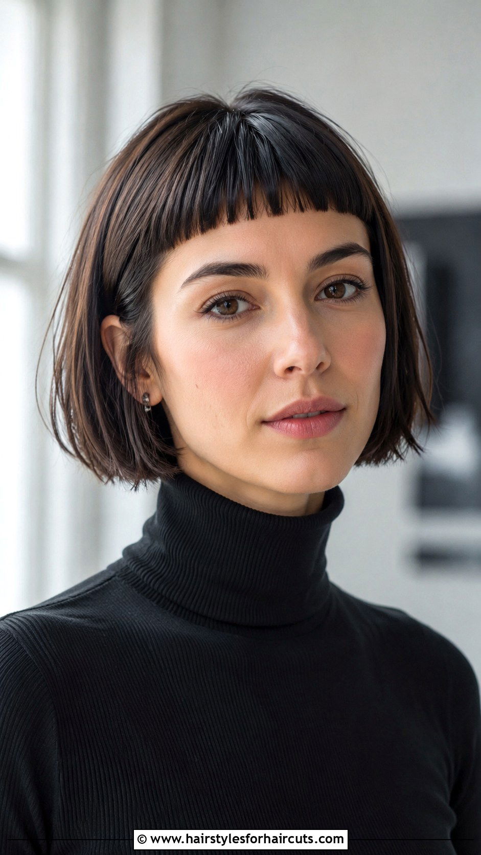 Micro Bangs Bob Haircut - 25 hairstyles photo - 25 hairstyles photo