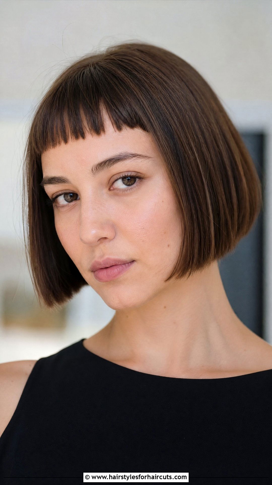 Micro Bangs Bob Haircut - 25 womans haircuts - 25 woman's haircuts