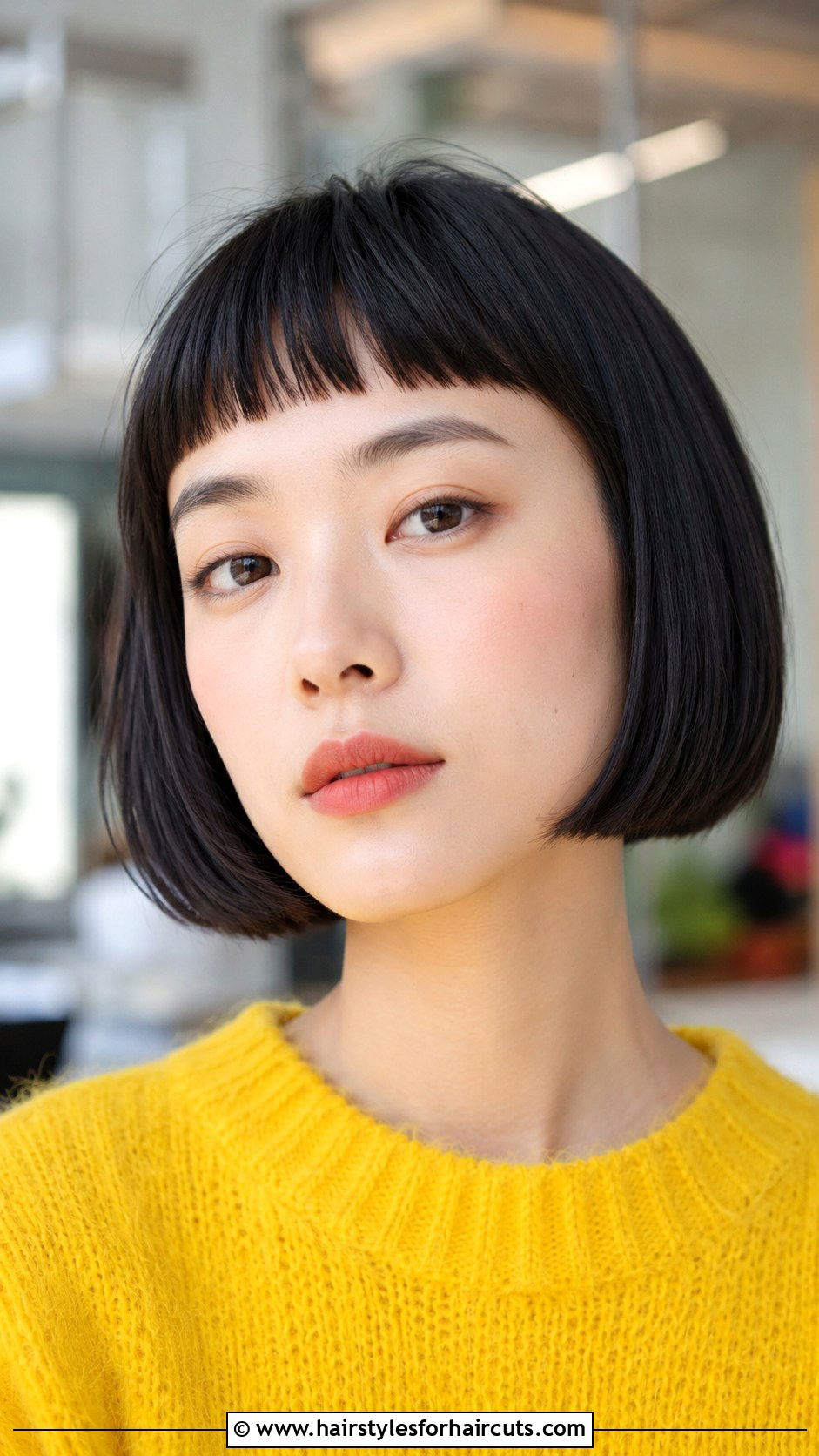 Micro Bangs Bob Haircut For Thin Asian Hair - 25 haircuts for thin asian hair - 25 haircuts for thin asian hair