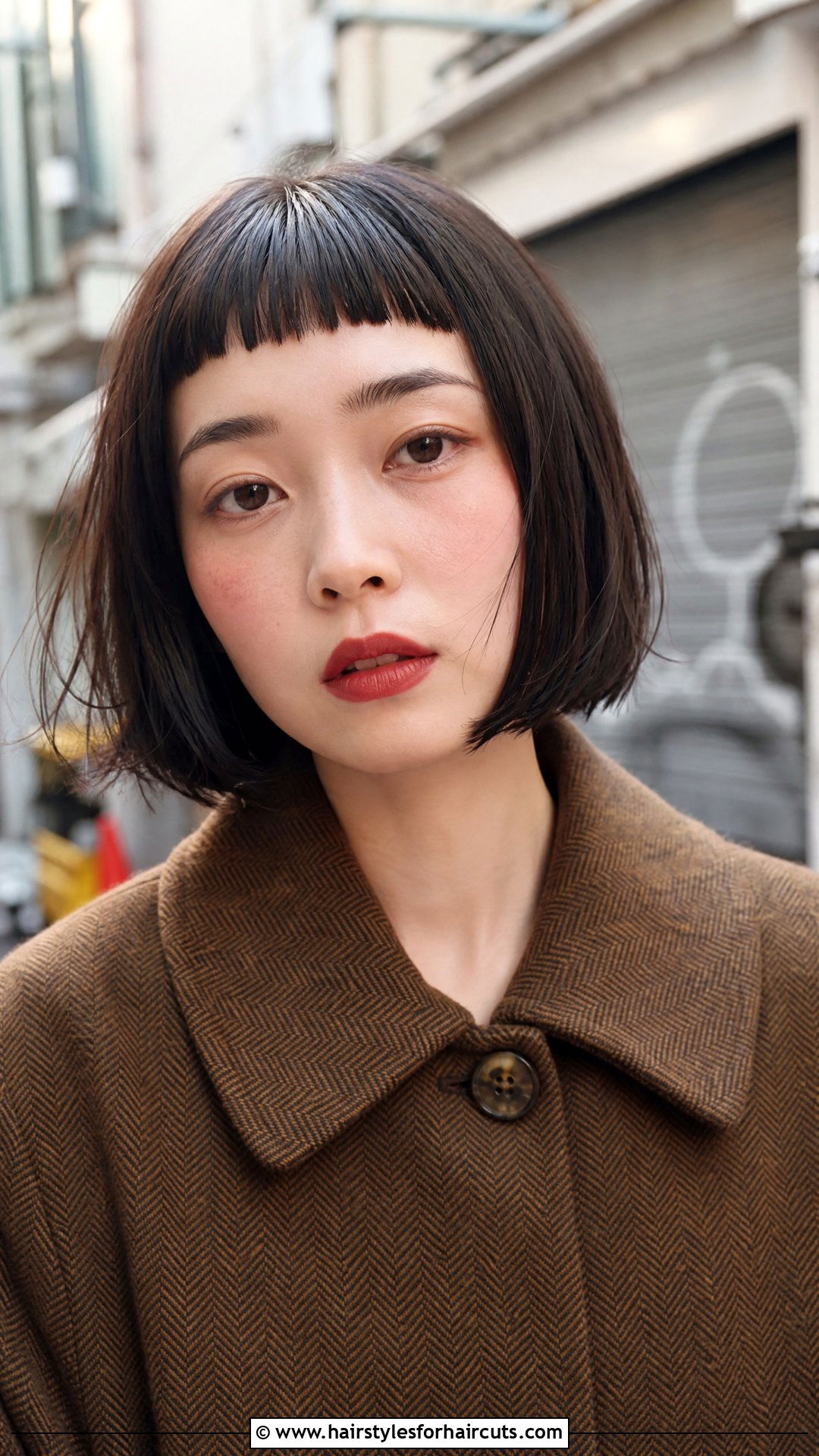 Micro Bangs Bob Japanese - 25 japanese hairstyles for women - 25 japanese hairstyles for women