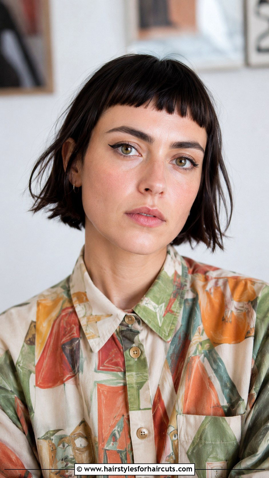 Micro Bangs Haircut - 25 haircuts emoji - 25 haircuts emoji