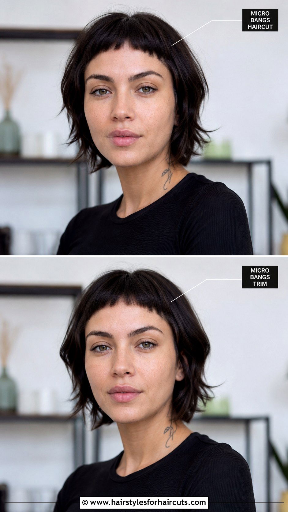 Micro Bangs Haircut Vs Trim - 25 hair trim vs haircuts - 25 hair trim vs haircuts